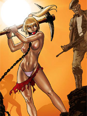 African chain gang by templeton