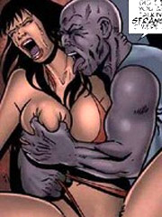 The negro in love with a girl in the chest and never let it not