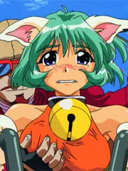Blue hair hentai girlfriend with yummy boobs gets her tight pussy reemed out rough by big dick.