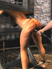 Slave girl gets spanked ant then fucked!