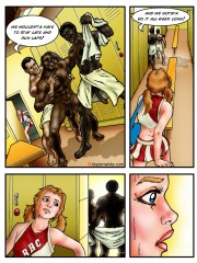 Toon cheerleaders love to fuck with black guys
